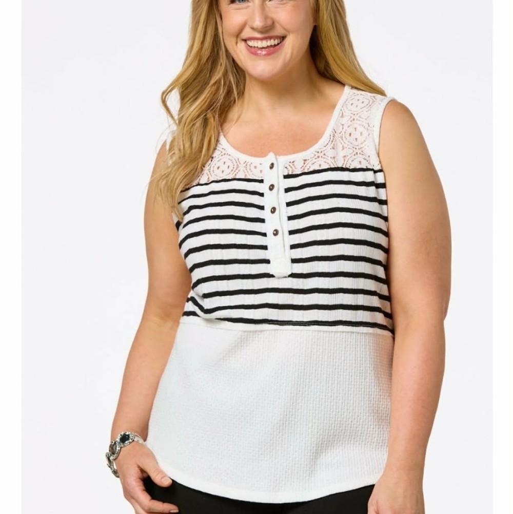 SALE!! Women's Tank with Lace Detail